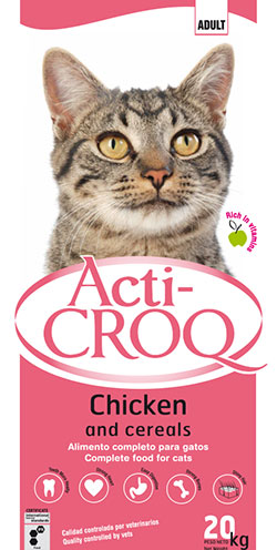 acti-croq chats poulet