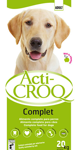 acti croq complet - aliments pour chiens